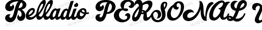 Belladio PERSONAL USE ONLY Regula字体转换
